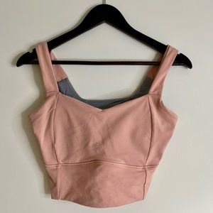 Born Primitive Extend Sports Bra - size Medium - dusty rose